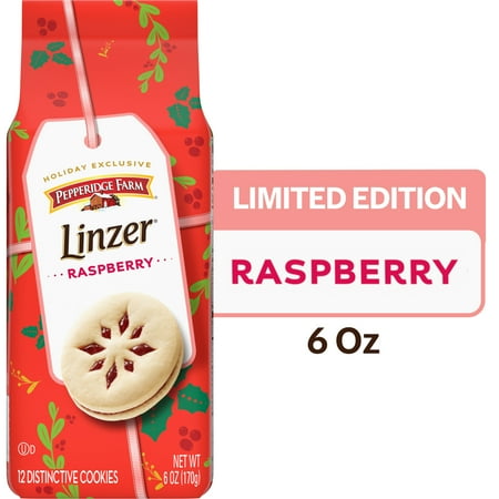 Pepperidge Farm Linzer Raspberry Cookies, 6-oz. Bag
