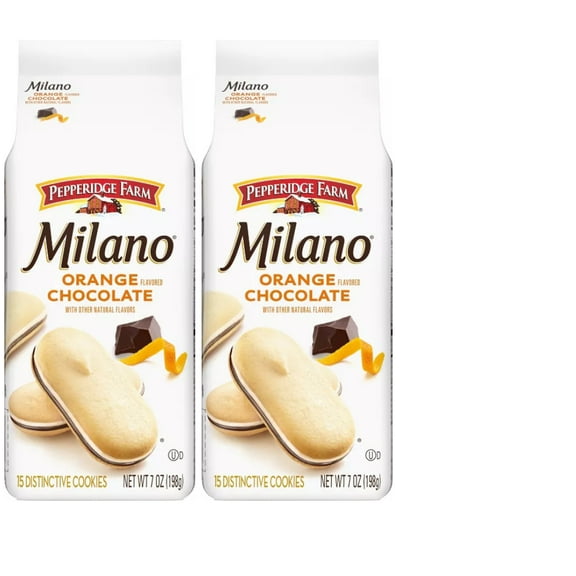 Pepperidge Farm Milano Cookies Chocolate Orange - 7oz Pack of 2