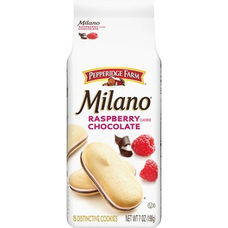 Pepperidge Farm Milano Cookies, Raspberry Chocolate, 7 oz Bag