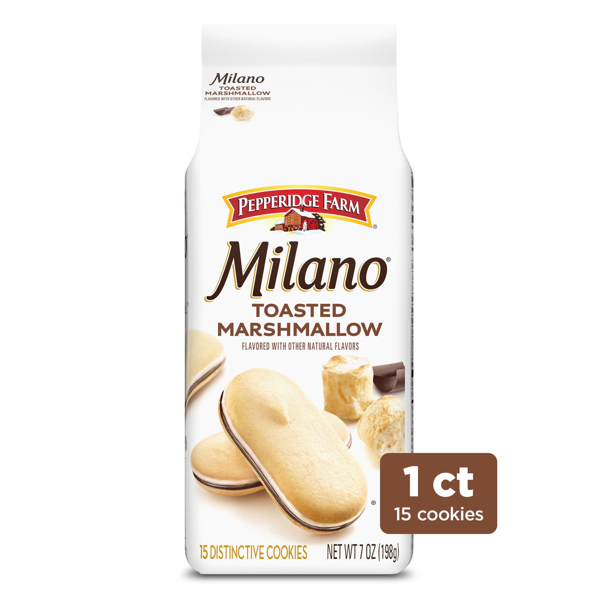 Pepperidge Farm Milano Cookies, Toasted Marshmallow, 7 oz Bag