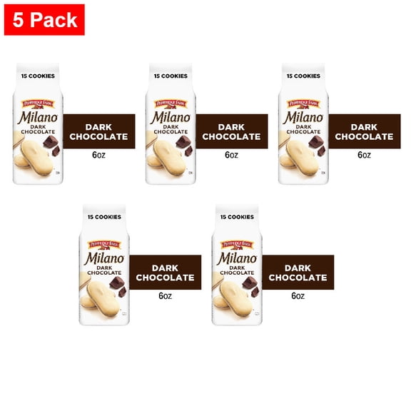 Pepperidge Farm Milano Dark Chocolate Sandwich Cookies 6 oz - 5 Pack