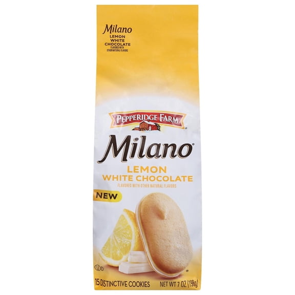 Pepperidge Farm Milano Lemon White Chocolate Cookies - 7 oz