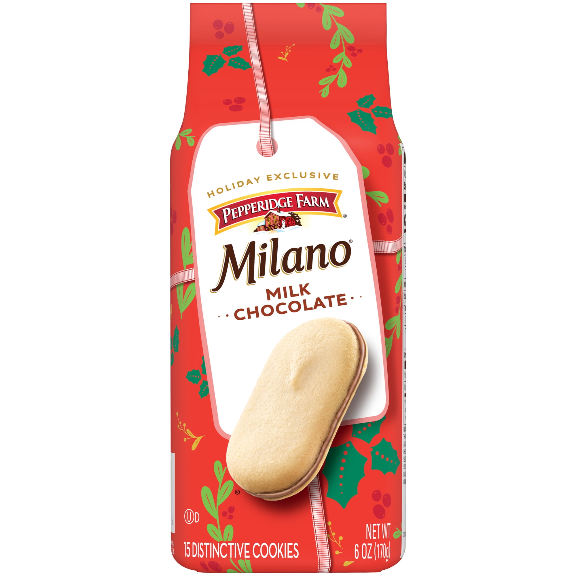 Pepperidge Farm Milano Milk Chocolate Sandwich Cookies, 15 Count