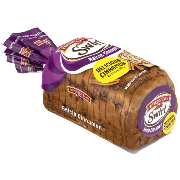 Pepperidge Farm Raisin Cinnamon Swirl Breakfast Bread, 16 oz Loaf