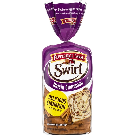 Pepperidge Farm Raisin Cinnamon Swirl Sliced Bread - 16 oz (Packaging May Vary)