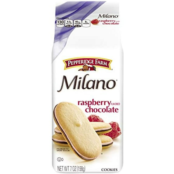 Pepperidge Farm Raspberry Milano Cookies, 7-Ounce Bag (Pack Of 6)