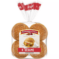 thumbnail image 1 of Pepperidge Farm Sesame Topped Hamburger Buns, 3-Pack 8 Count Bags, 1 of 4