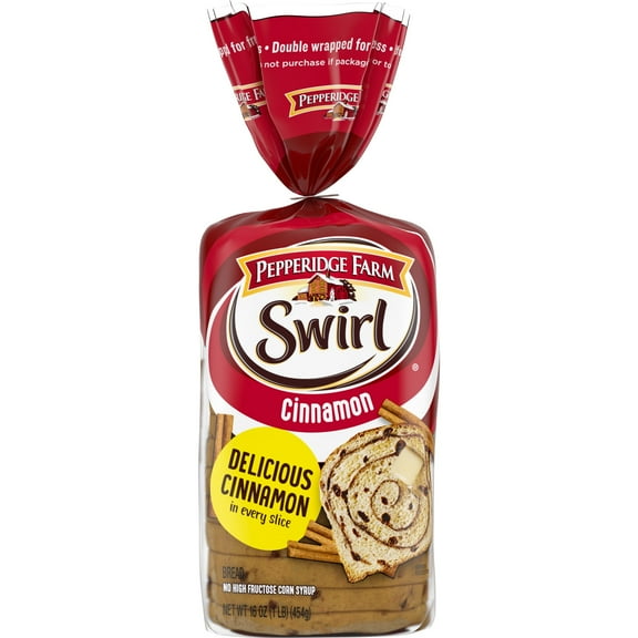 Pepperidge Farm Swirl Cinnamon Breakfast Bread, 16 oz. Loaf (Pack of 4)