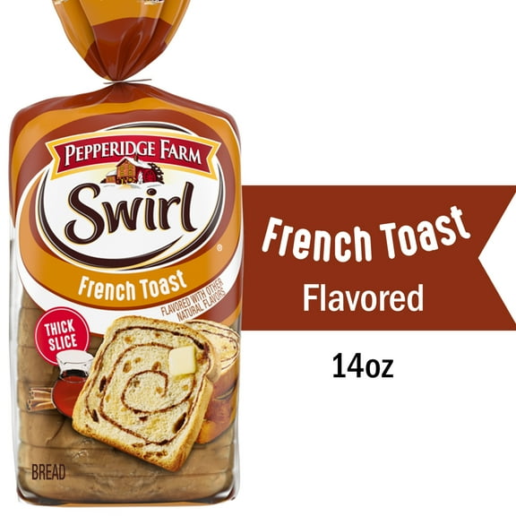 Pepperidge Farm Swirl French Toast Breakfast Bread, 14 oz Loaf