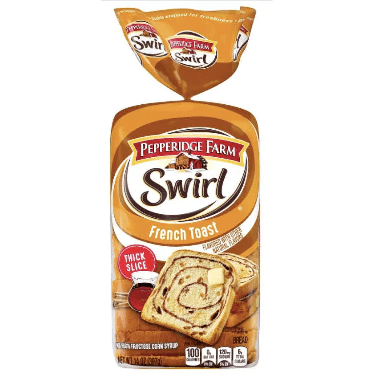 Pepperidge Farm Swirl French Toast Thick Slice Bread, 3Pack 14 oz