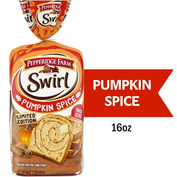 Pepperidge Farm Swirl Pumpkin Spice Breakfast Bread, 16 oz Loaf