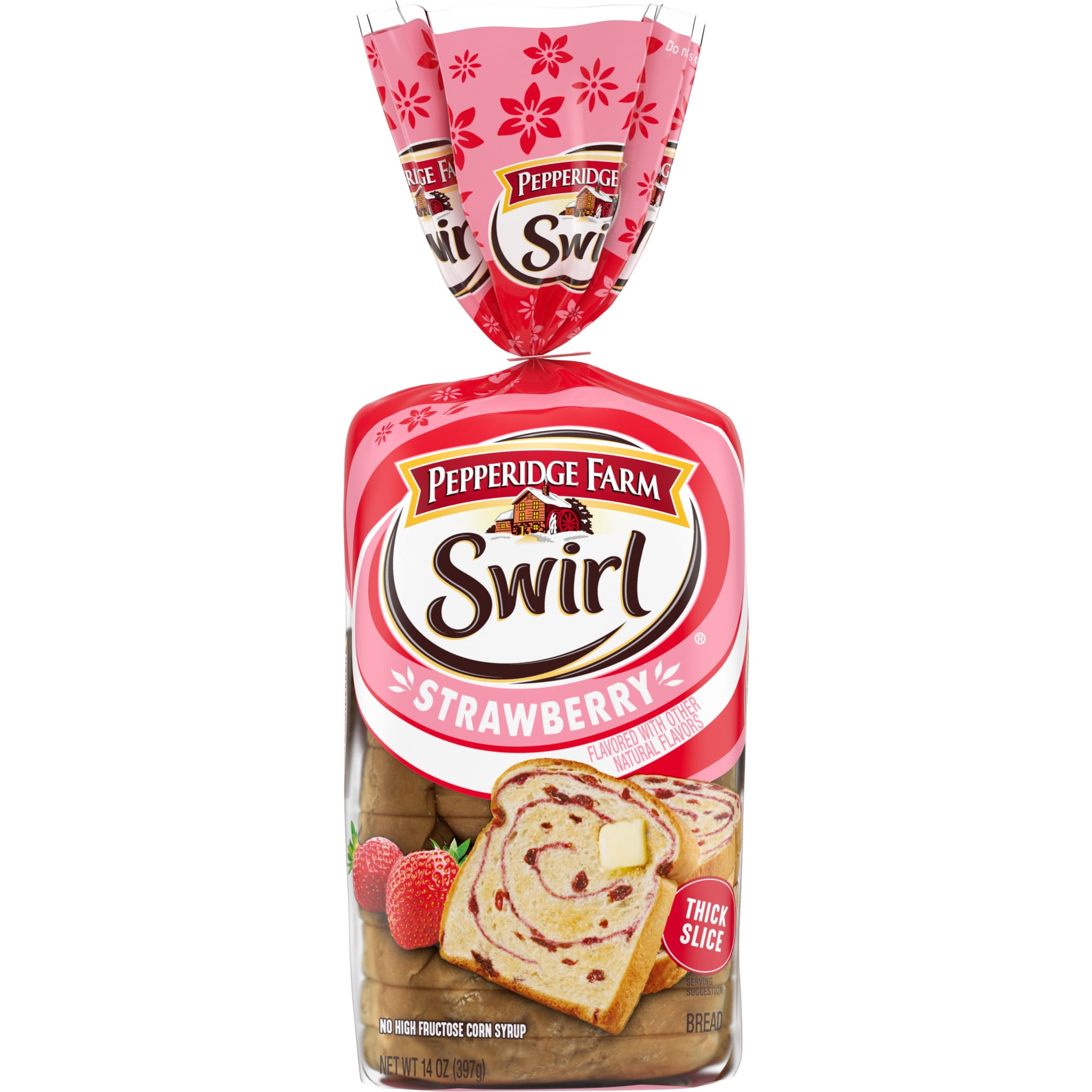 Pepperidge Farm Swirl Strawberry Breakfast Bread, 14 oz Loaf