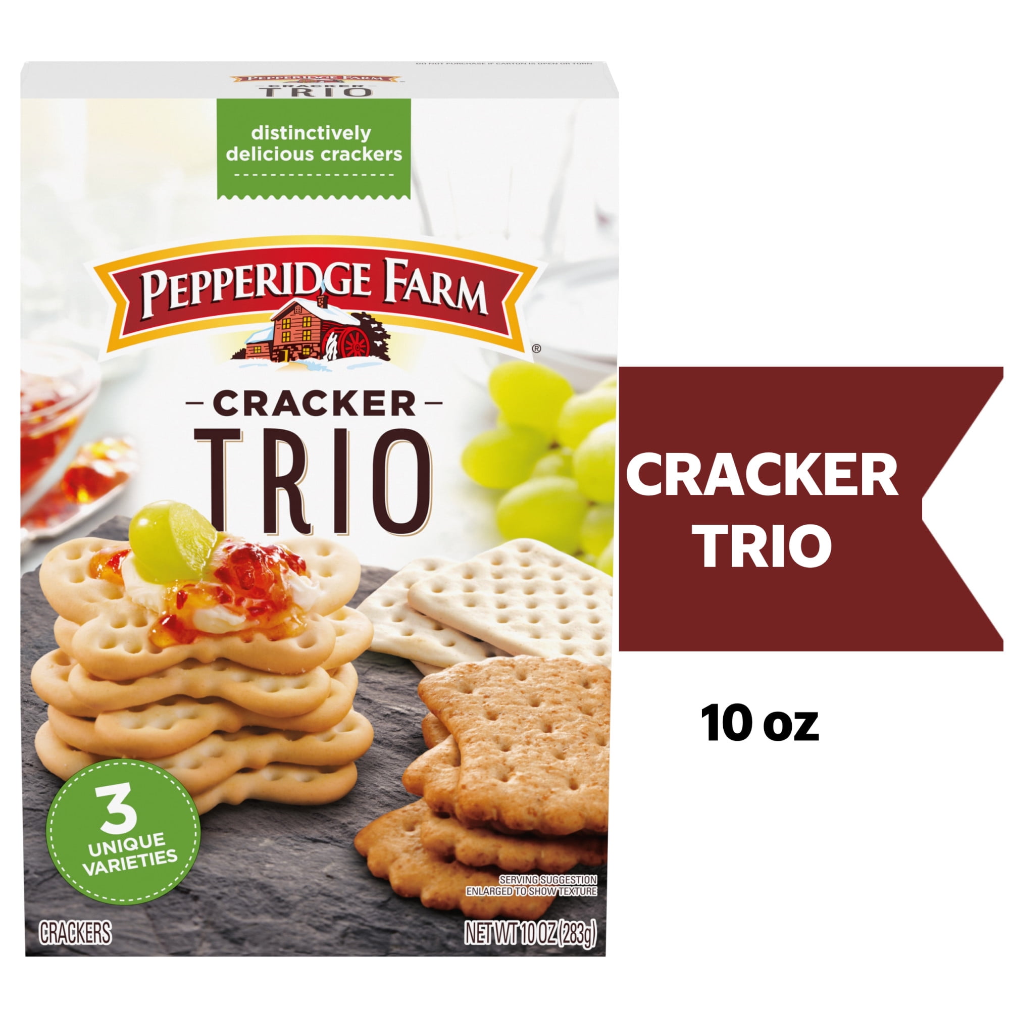 Pepperidge Farm Trio Variety Crackers, 10 oz. Box