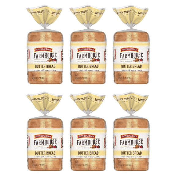Pepperidge Farm Very Thin 100% Whole Wheat Bread, 16 oz (Pack of 6)