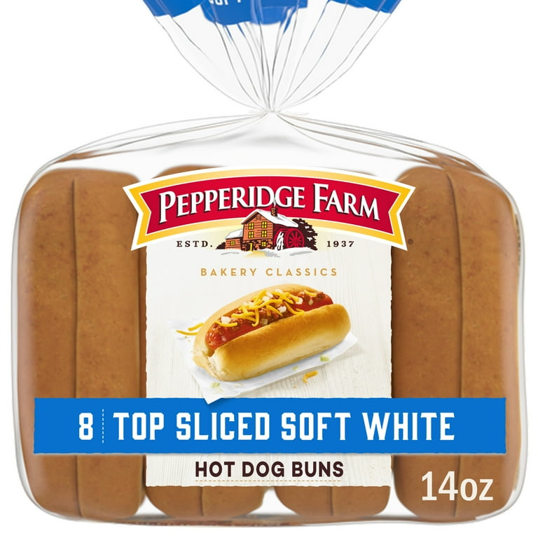 bunbunさま専用です Pepperidge Farm White Hot Dog Buns, Top Sliced, 8-Pack Bag