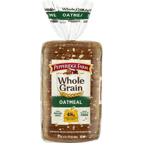 Pepperidge Farm Whole Grain Oatmeal Bread, 4-Pack 24 oz. Loaves