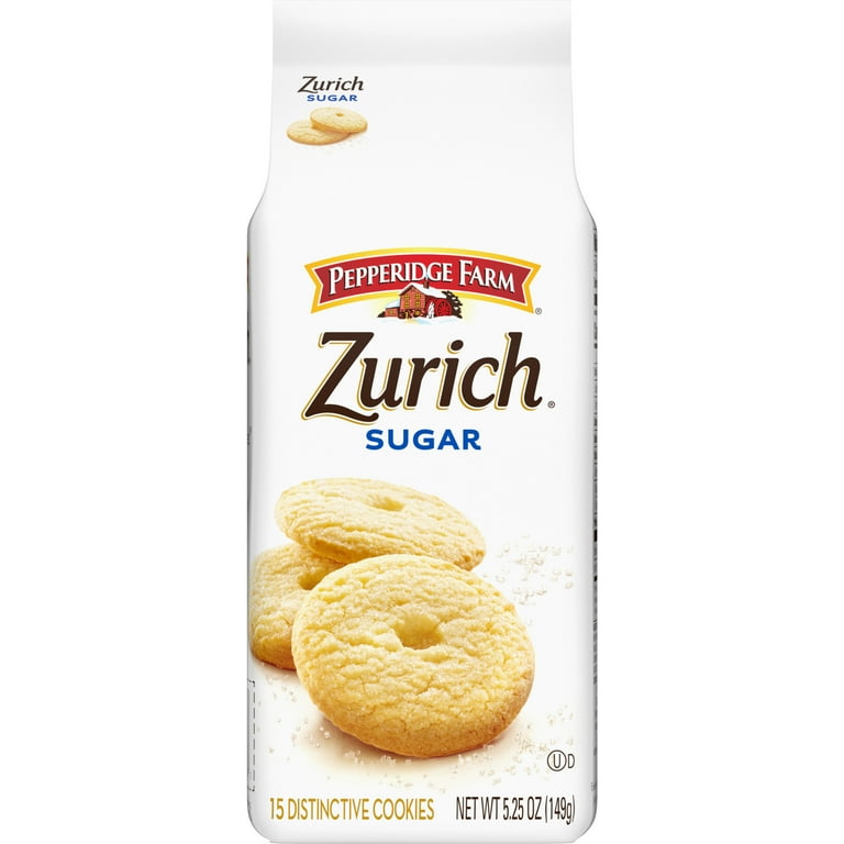 クッキー Pepperidge Farm Fresh Baked Zurich Sugar Cookies, 5.25 oz Bag