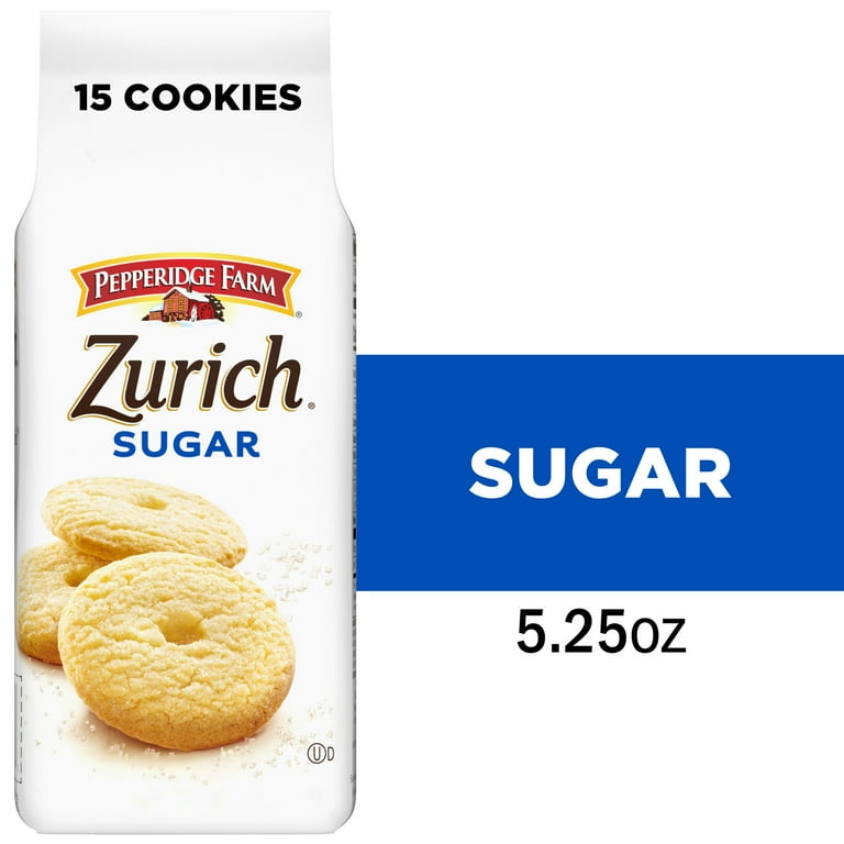 Pepperidge Farm Fresh Baked Zurich Sugar Cookies, 5.25 oz Bag