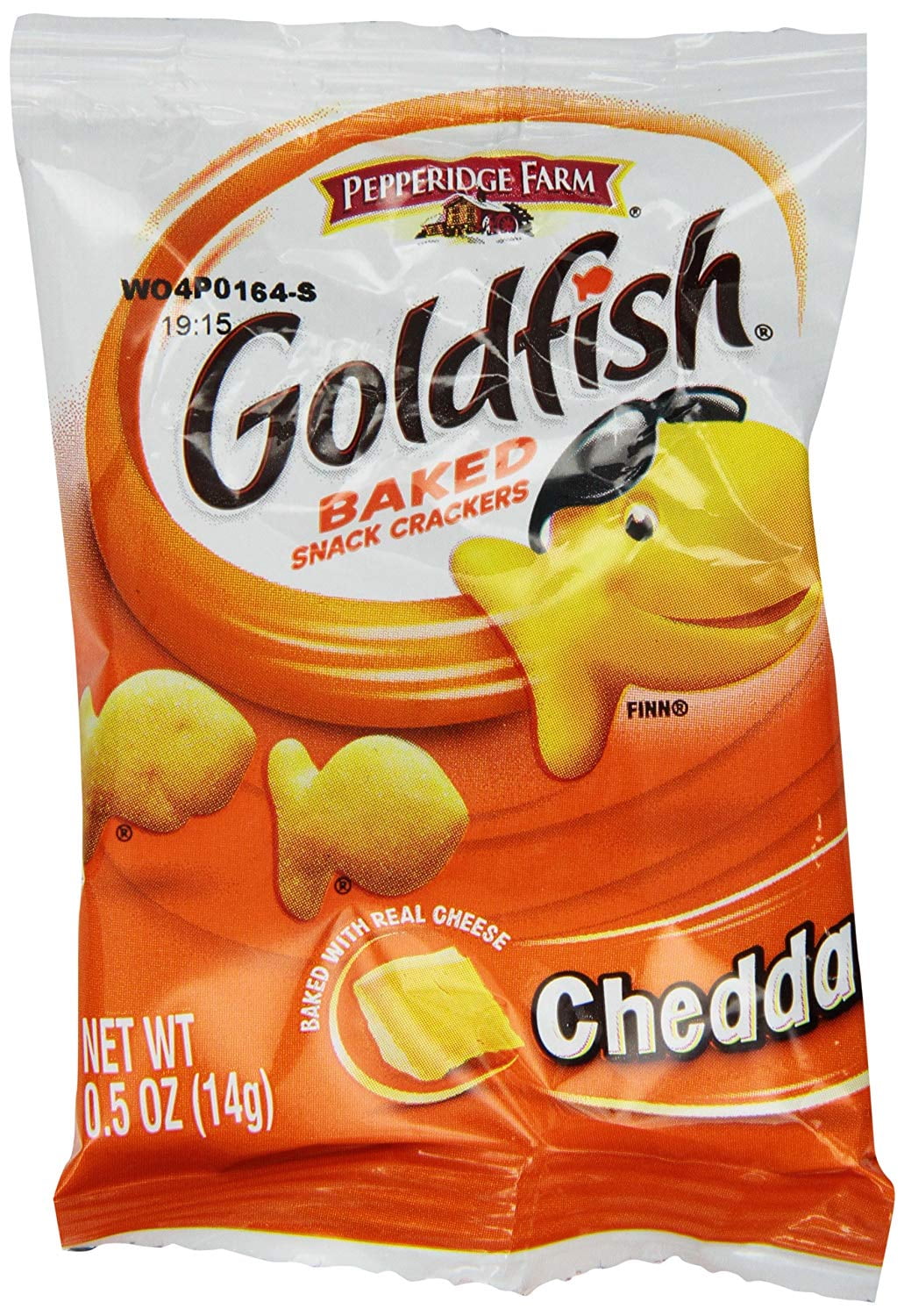 Pepperidge Farms Goldfish Cheddar Crackers, 0.5 oz - Case of 100