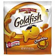 Pepperidge Farms Goldfish Cheddar Crackers, 0.75 oz, 300 Per Case