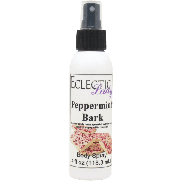 Peppermint Bark Body Spray, Eclectic Lady, Hydrating Mist, Unisex, 8 oz