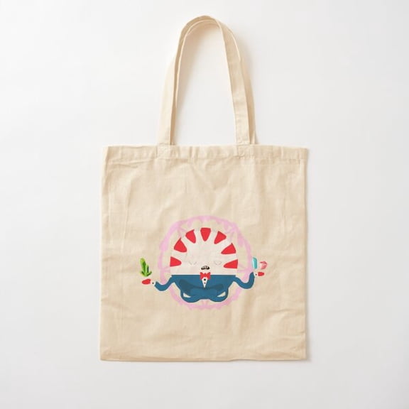 Peppermint Butler Just Doin' His Thing Canvas Tote Bags, Reusable Shopping Bag