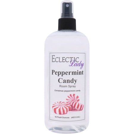 Peppermint Candy Room Spray by Eclectic Lady, 16 Ounces, Fragrant Aromatic Room Mist For Home, Room, Office