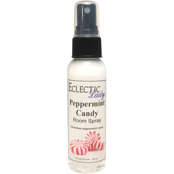 Peppermint Candy Room Spray by Eclectic Lady (Double Strength), 2 Ounces, Fragrant Aromatic Room Mist For Home, Room, Office