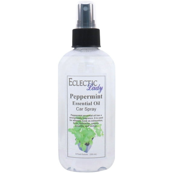 Peppermint Car Spray (Double Strength), 8 ounces