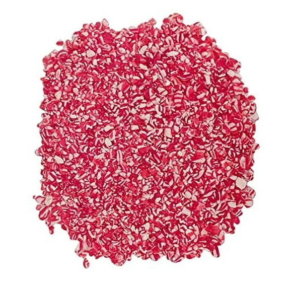 Peppermint Crunch - 8 oz Resealable Bag - Crushed Peppermint Candy Topper Bits - Perfect Holiday Addition To Any Dessert Or Drink - Christmas Cookie Decorations, Candy Cane