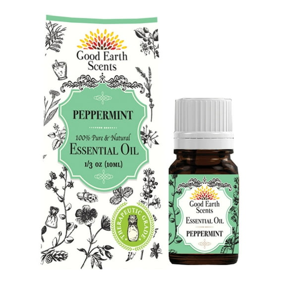 Peppermint Essential Oil 100% Pure Undiluted Natural Oil for Diffuser Relaxation Meditation Therapeutic Grade Aromatherapy Oil
