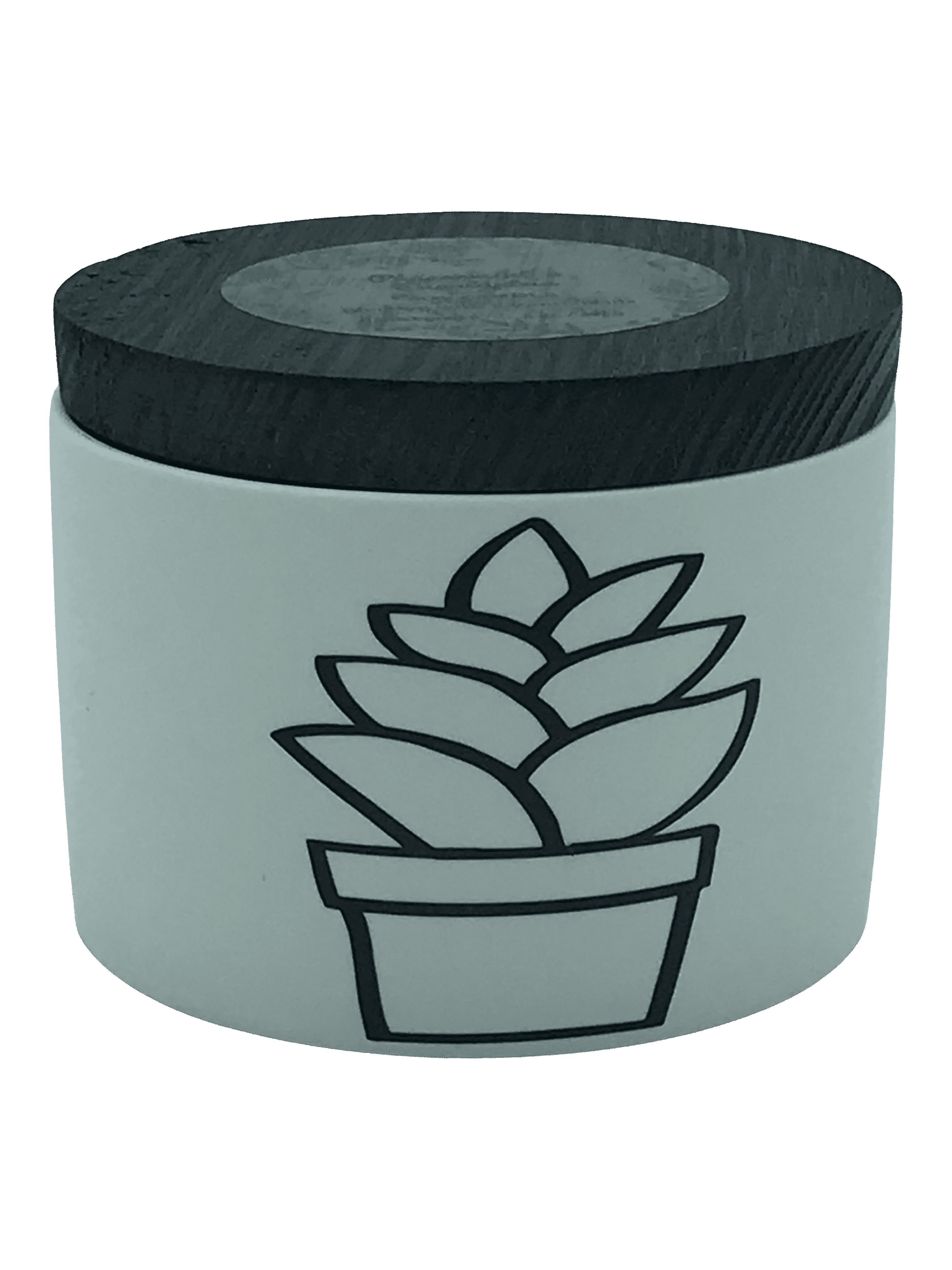 Ceramic Candle Jar - Set of 2 - 6 Oz