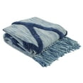 thumbnail image 1 of Peppermint Home Diamond Cotton Tufted Throw Blanket, 50"x 70", Navy, 1 of 5