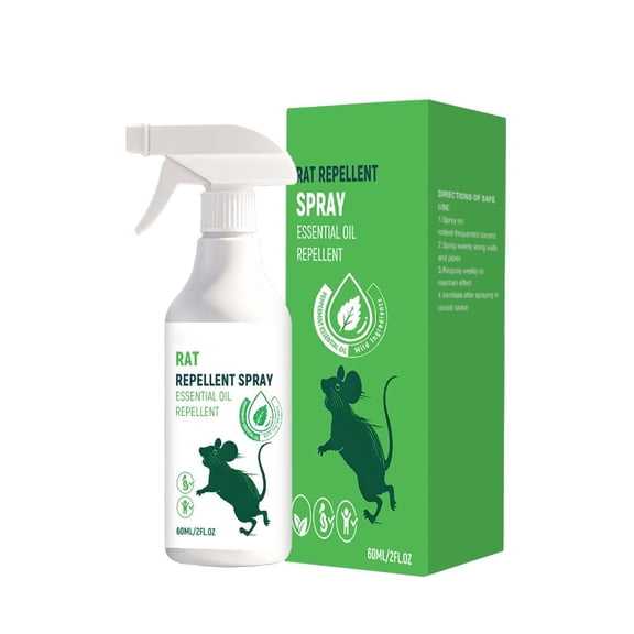 Peppermint Lemongrass Mouse Repellent Spray for Kitchen Storage Room Indoor 60ml