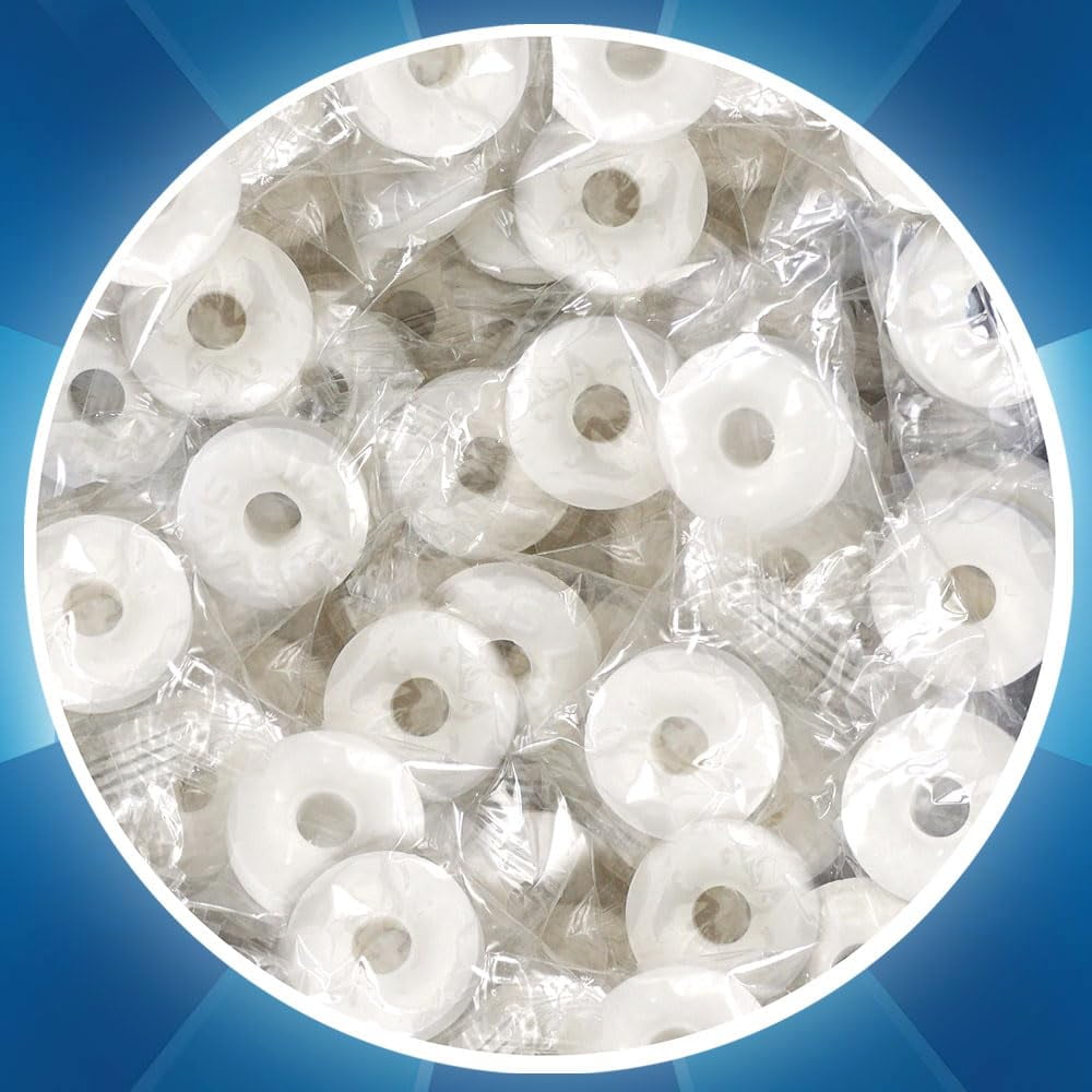 Peppermint Lifesavers, Life Savers IRF13 Pep-O-Mint 2 Pound Bulk Bag, Peppermint Breath Mints, Peppermint Lifesavers Individually Wrapped, The Hampton Popcorn & Candy Company