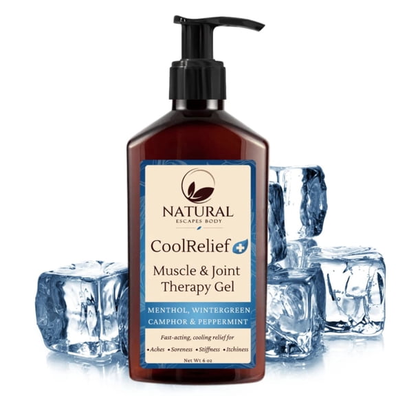 Peppermint, Menthol & Camphor Cooling Cream | Natural Pain Relief Cream | Cooling Foot Lotion