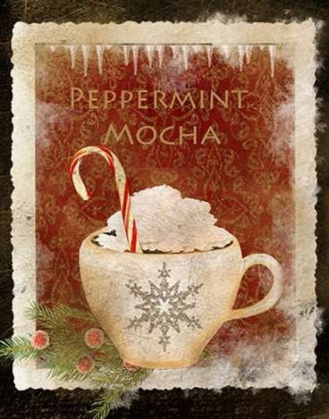 Peppermint Mocha Canvas Art - Beth Albert (22 x 28)