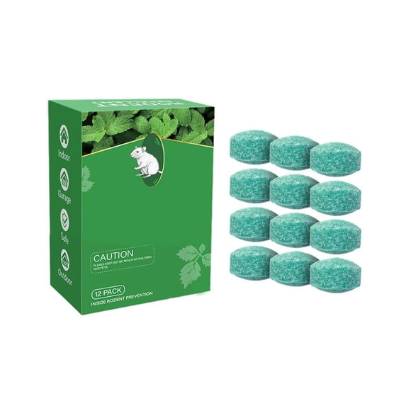 Peppermint Mouse Repellent Balls, Natural Rodent Deterrent & Mouse Trap for Rats & Mice, Safe Indoor Outdoor Use for Home, Garden & Garage (1Pcs)