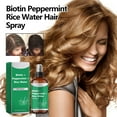 Peppermint Oil Rice Water Spray For Leave in Conditioner Natural