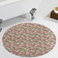 thumbnail image 1 of Peppermint Party Round Carpet Circle Rug Outdoor Patio Area Rug Washable Large Area Rugs Hallway Room Decor Fitness Mats, 1 of 8