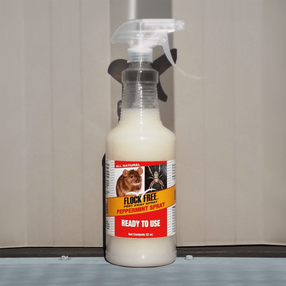 Peppermint Pest Away Spray RTU - 32 fl oz Bottle by Flock Free