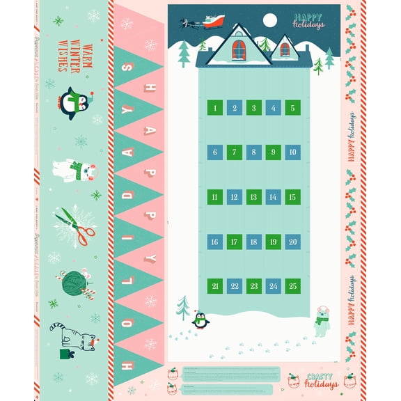 Peppermint Please Pack Panel by Sarah Watts Ruby Star Society Moda Precuts