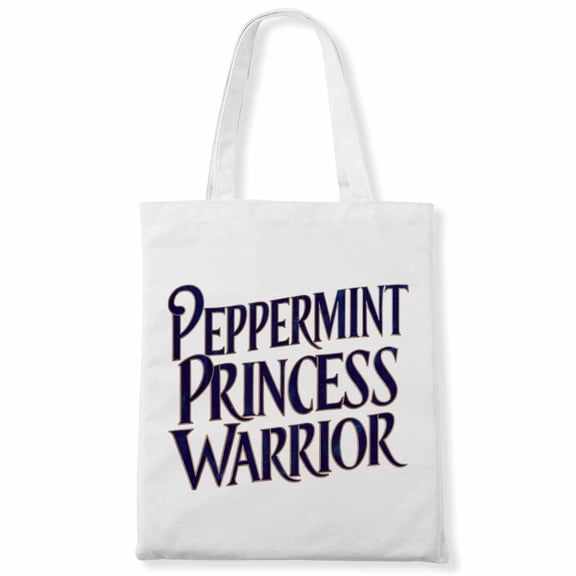 Peppermint Princess Warrior Sign Love 60S 70S Tie Dye Hippie Halloween Costume Canvas Bag 1Pc