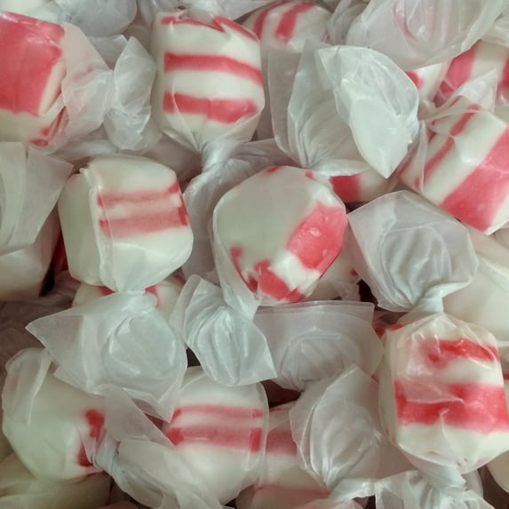 Peppermint Salt Water Taffy 2 Pound Resealable Bag