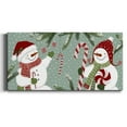 thumbnail image 1 of Peppermint Snowman Collection D- Gallery Wrapped Canvas, 1 of 9