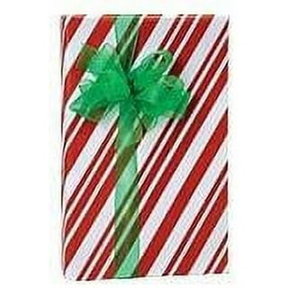 Kraft Candy Cane Christmas Gift Wrap 1/2 Ream 417 ft x 24 in
