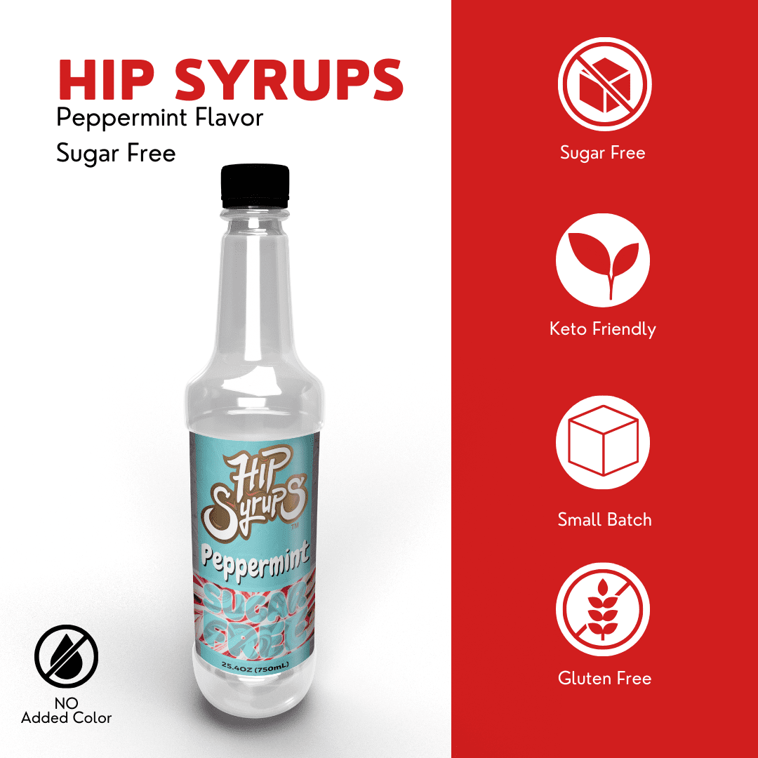 Hip Syrups Peppermint Sugar Free Simple Syrup