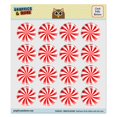 thumbnail image 1 of Peppermint Swirl 1.0" Puffy Bubble Dome Scrapbooking Crafting Sticker Set, 1 of 3