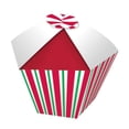 thumbnail image 1 of Peppermint Swirl Cupcake Favor Boxes 4 Per Pack, 1 of 1