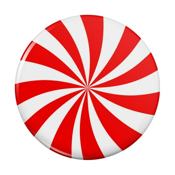Peppermint Swirl Kitchen Refrigerator Locker Button Magnet
